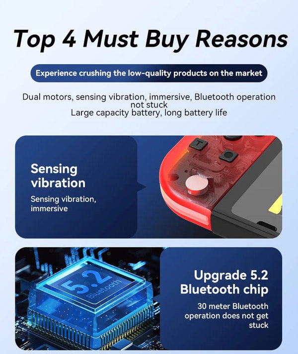 Planet Gates Spray soldier STORM WYRM Bluetooth Joystick for Switch NS Game Left and Right Wireless Small Handle With RGB LIght JOY-02