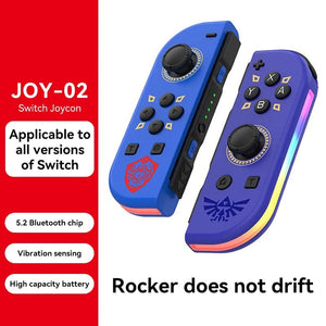 Planet Gates Spray soldier STORM WYRM Bluetooth Joystick for Switch NS Game Left and Right Wireless Small Handle With RGB LIght JOY-02