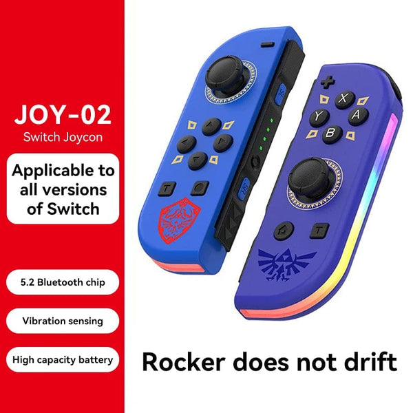 Planet Gates Spray soldier STORM WYRM Bluetooth Joystick for Switch NS Game Left and Right Wireless Small Handle With RGB LIght JOY-02
