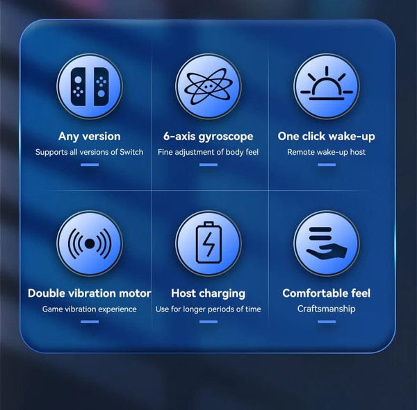 Planet Gates Spray soldier STORM WYRM Bluetooth Joystick for Switch NS Game Left and Right Wireless Small Handle With RGB LIght JOY-02