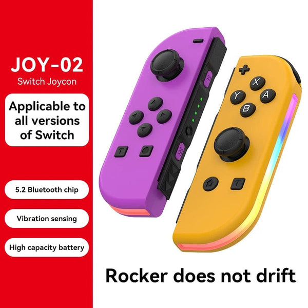 Planet Gates Spray soldier STORM WYRM Bluetooth Joystick for Switch NS Game Left and Right Wireless Small Handle With RGB LIght JOY-02