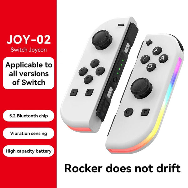 Planet Gates Spray soldier STORM WYRM Bluetooth Joystick for Switch NS Game Left and Right Wireless Small Handle With RGB LIght JOY-02