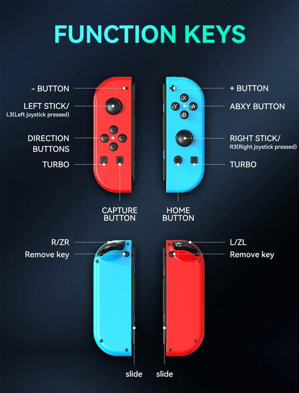 Planet Gates Spray soldier STORM WYRM Bluetooth Joystick for Switch NS Game Left and Right Wireless Small Handle With RGB LIght JOY-02