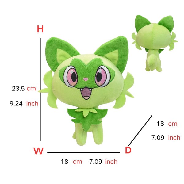 Planet Gates Sprigatito 16cm Floragato Sprigatito Meowscarada Plush Toy Anime Figure Model Gift for Kids Children Birthday Gift Anime Stuffed kawaii cute