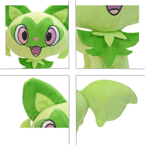 Planet Gates Sprigatito Pokemon Plush Doll Soft Animal Hot Toys Great Gift