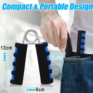 Planet Gates Spring Hand Grip Finger Strength Finger Trainer Power Exerciser Sponge Forearm Grip Strengthener Carpal Expander Hand Trainer
