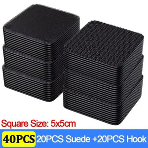 Planet Gates Square-40pcs Carpet Fixing Stickers 100/2pcs Double High Adhesive Car Fixed Patches Non-slip Mat Home Floor Foot Mats Non-slip Grip Tapes New