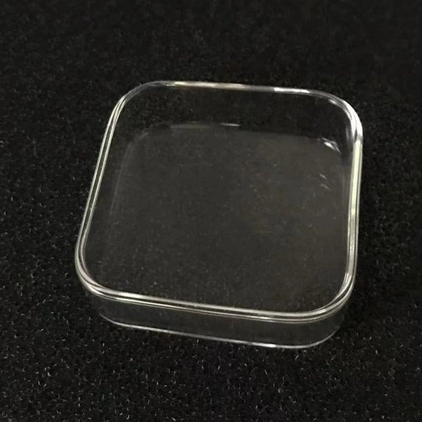 Planet Gates Square / 60mmx60mmx17mm Transparent Square 6cm Aquarium Fish Tank Shrimp Food Feeding Glass Feeder Floating Bottom Feeder Fish Shrimp Food Bowl