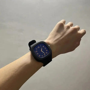 Planet Gates Square Electronic Watch with Silicone Band - Sporty Fashionable Digital Watch for Students Teen