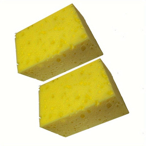 Planet Gates Square sponge 2pcs Car Wash Sponge Extra Large Water Absorbing And Decontamination Sponge Block Special Tools For Automotive Supplies Brush Car Wipe Coral Sponge