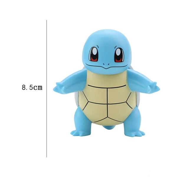 Planet Gates Squirtle / 5-8cm 4Pcs Pokemon Pikachu Anime Figure Toys PVC Cake Car Decoration Ornaments  Action Figure For Children Birthday Christmas Gifts