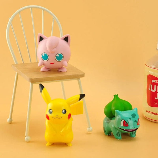 Planet Gates Squirtle 5-8cm Pokemon Anime Figure Pikachu Charmander Squirtle Bulbasaur Psyduck Cute Doll Pet Action Collect Model Kids Toy Gift