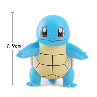 Planet Gates Squirtle 5-8cm Pokemon Anime Figure Pikachu Charmander Squirtle Bulbasaur Psyduck Cute Doll Pet Action Collect Model Kids Toy Gift