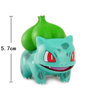 Planet Gates Squirtle 5-8cm Pokemon Anime Figure Pikachu Charmander Squirtle Bulbasaur Psyduck Cute Doll Pet Action Collect Model Kids Toy Gift