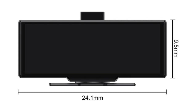 Planet Gates Srnubi 10.26" Dash Cam Rearview Carplay Android Auto 4K DVR GPS Navigation Player Dual Len Recorder Dashboard  24H Park WIFI BT