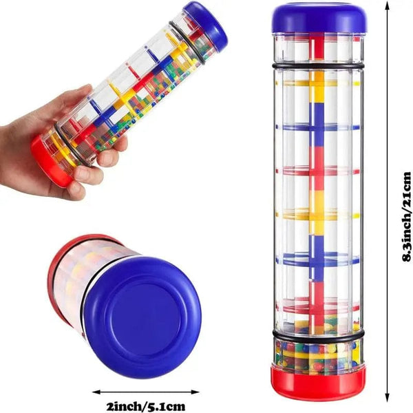 Planet Gates ST185 Baby Toys 6 12 Months Developmental Sensory Rain Stick Shaker Rattle Rainmaker Baby Toy Rainstick Musical Instrument for Babies