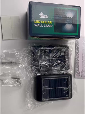 Planet Gates Staaricc 6/4/2pcs Solar Wall Light, Outdoor 6 LED Deck Lights, Wall Light,For Courtyard, Street, Fence, Garage, Garden Perfect Decoration