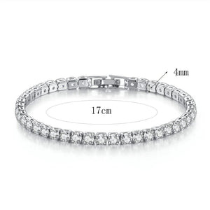 Planet Gates Stackable Gold Bracelets Bangles for Women Girls 14K Gold Plated Cubic Zirconia Tennis Bracelet Stainless Steel Jewelry Gifts