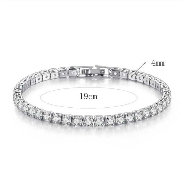 Planet Gates Stackable Gold Bracelets Bangles for Women Girls 14K Gold Plated Cubic Zirconia Tennis Bracelet Stainless Steel Jewelry Gifts