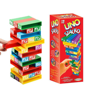 Planet Gates Stacko Stacko UNO Card Board Games Family Entertainment Poker Party Early Education Puzzle Stackoed Toys Playing Cards Birthday Gift