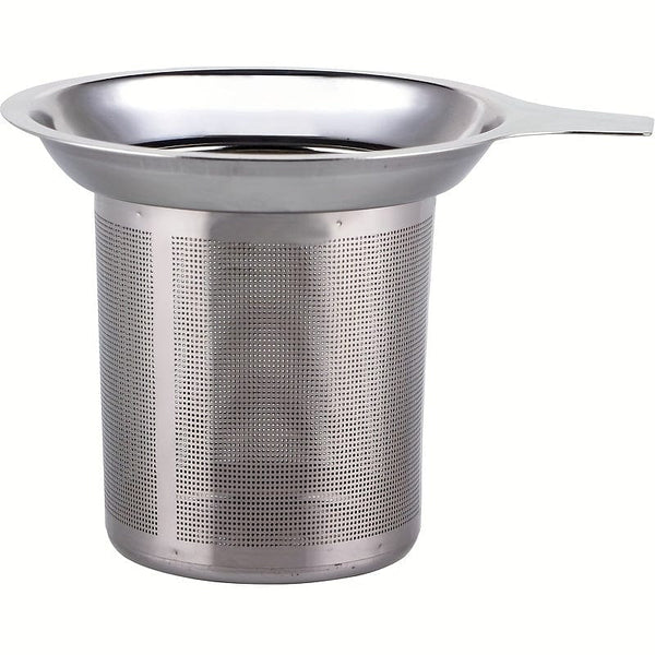Planet Gates Stainless Steel 1pc Premium Stainless Steel Tea Filter with Single Mesh for Precise Brewing and Leak-Free Pouring