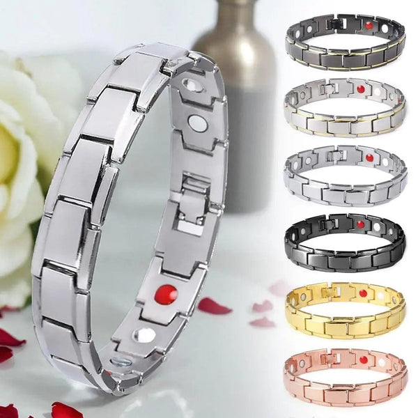 Planet Gates Stainless Steel Magnetic Bracelets for Arthritis Pain Relief Therapy Elastic Bangle Bracelet Jewelry Health Slimming Weight H9I4