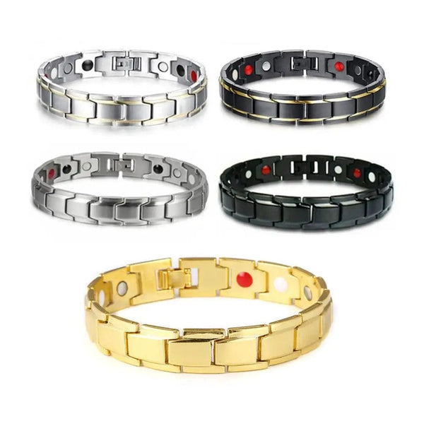Planet Gates Stainless Steel Magnetic Bracelets for Arthritis Pain Relief Therapy Elastic Bangle Bracelet Jewelry Health Slimming Weight H9I4