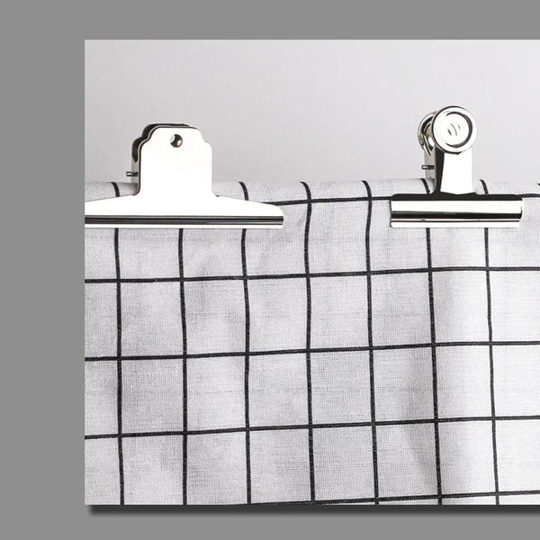 Planet Gates Stainless Steel Multi-functional Metal Clamp Paper Clips Strong Binder School Office Household Stationery Supplies