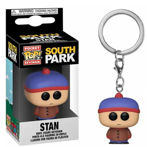 Planet Gates STAN Hot Styles Pocket Funko pop Keychains South Park Kyle Stan Zombie Kenny Cartman PVC Model Toys for Children Birthday Gifts Toys