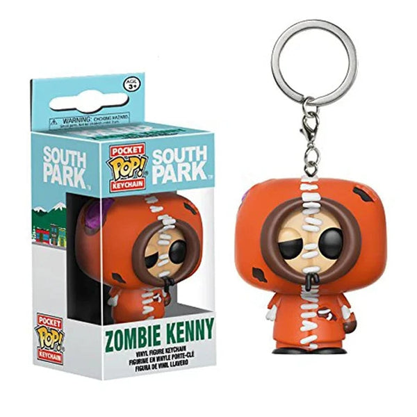 Planet Gates STAN Hot Styles Pocket Funko pop Keychains South Park Kyle Stan Zombie Kenny Cartman PVC Model Toys for Children Birthday Gifts Toys