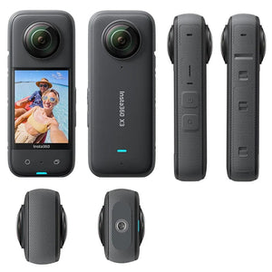 Planet Gates Standalone / CHINA / without Card Insta360 X3 Action Camera 5.7K 360 4K/30 72MP Photo Live Streaming 10m Waterproof Helmet Video Recording Sport Insta 360 X3 Cam