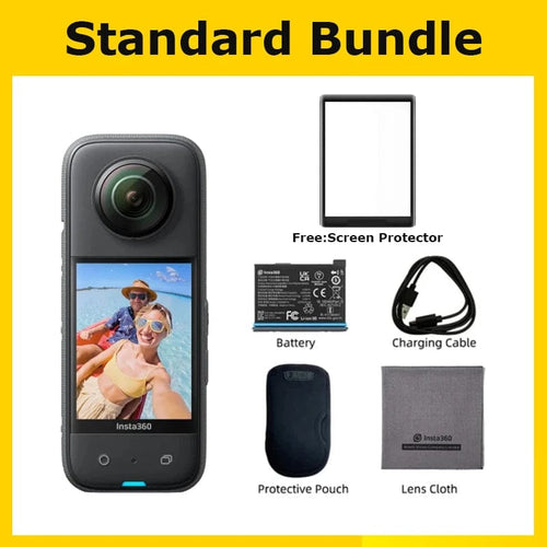 Planet Gates Standalone / CHINA / without Card Insta360 X3 Action Camera 5.7K 360 4K/30 72MP Photo Live Streaming 10m Waterproof Helmet Video Recording Sport Insta 360 X3 Cam