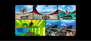 Planet Gates Standalone / CHINA / without Card Insta360 X3 Action Camera 5.7K 360 4K/30 72MP Photo Live Streaming 10m Waterproof Helmet Video Recording Sport Insta 360 X3 Cam