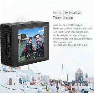 Planet Gates Standard SJCAM Action Camera SJ4000 AIR 4K 30PFS 1080P 4x Zoom WIFI Sports Video Action Cameras Motorcycle Bicycle Helmet Waterproof Cam