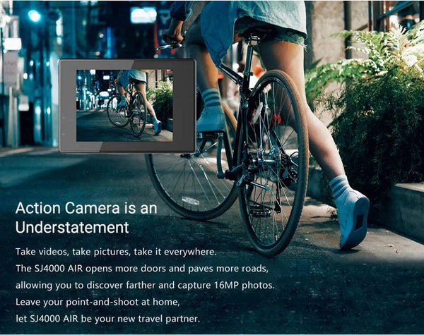 Planet Gates Standard SJCAM Action Camera SJ4000 AIR 4K 30PFS 1080P 4x Zoom WIFI Sports Video Action Cameras Motorcycle Bicycle Helmet Waterproof Cam