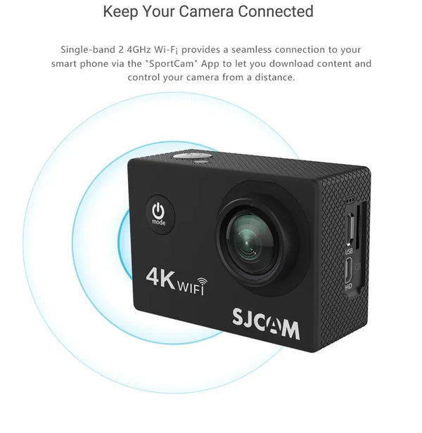 Planet Gates Standard SJCAM Action Camera SJ4000 AIR 4K 30PFS 1080P 4x Zoom WIFI Sports Video Action Cameras Motorcycle Bicycle Helmet Waterproof Cam