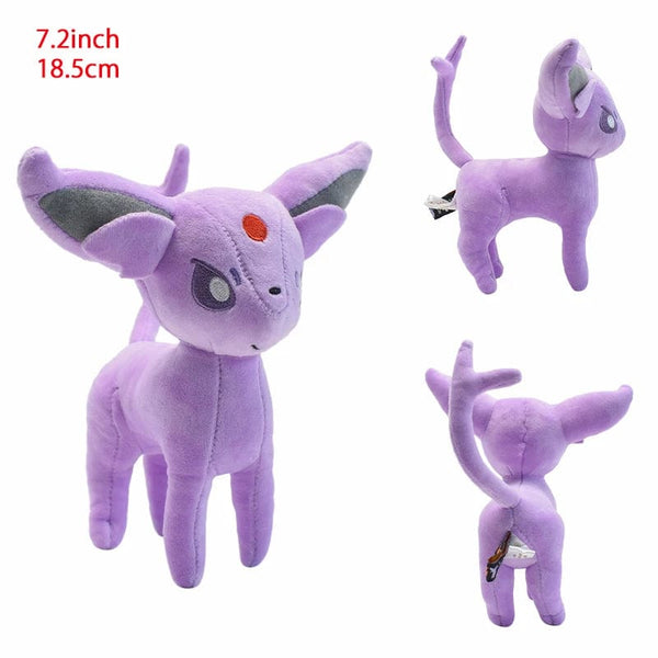 Planet Gates Standing Espeon 14 Style Standing Eevee Plush Toy Pokemon Shiny Umbreon Vaporeon Jolteon Flareon Espeon Leafeon Stuffed Doll Peluche Gift