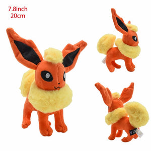 Planet Gates Standing Flareon 14 Style Standing Eevee Plush Toy Pokemon Shiny Umbreon Vaporeon Jolteon Flareon Espeon Leafeon Stuffed Doll Peluche Gift