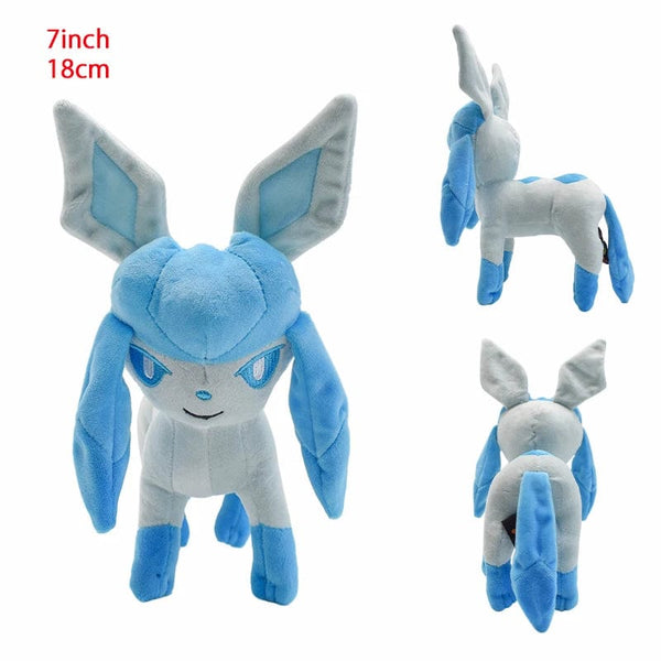 Planet Gates Standing Glaceon 14 Style Standing Eevee Plush Toy Pokemon Shiny Umbreon Vaporeon Jolteon Flareon Espeon Leafeon Stuffed Doll Peluche Gift