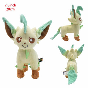 Planet Gates Standing Leafeon 14 Style Standing Eevee Plush Toy Pokemon Shiny Umbreon Vaporeon Jolteon Flareon Espeon Leafeon Stuffed Doll Peluche Gift
