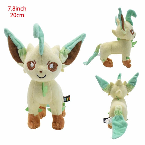 Planet Gates Standing Leafeon 14 Style Standing Eevee Plush Toy Pokemon Shiny Umbreon Vaporeon Jolteon Flareon Espeon Leafeon Stuffed Doll Peluche Gift