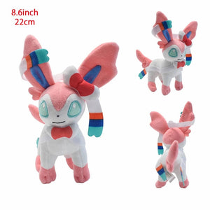 Planet Gates Standing  Sylveon 14 Style Standing Eevee Plush Toy Pokemon Shiny Umbreon Vaporeon Jolteon Flareon Espeon Leafeon Stuffed Doll Peluche Gift