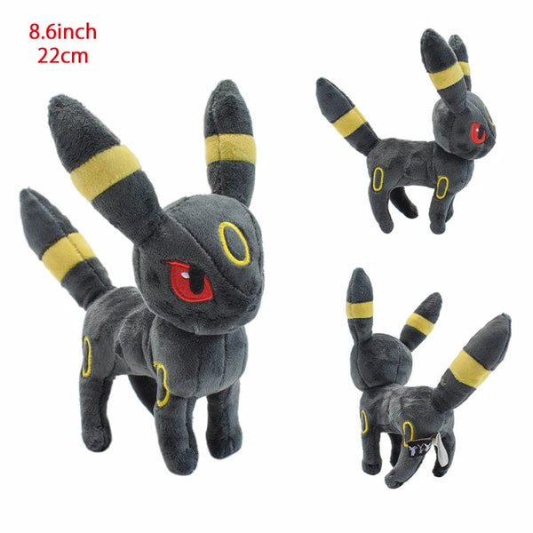 Planet Gates Standing Umbreon 14 Style Standing Eevee Plush Toy Pokemon Shiny Umbreon Vaporeon Jolteon Flareon Espeon Leafeon Stuffed Doll Peluche Gift