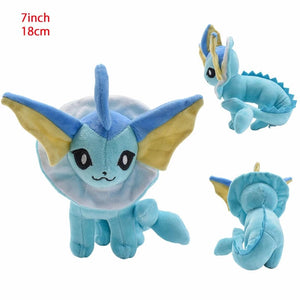 Planet Gates Standing Vaporeon 14 Style Standing Eevee Plush Toy Pokemon Shiny Umbreon Vaporeon Jolteon Flareon Espeon Leafeon Stuffed Doll Peluche Gift