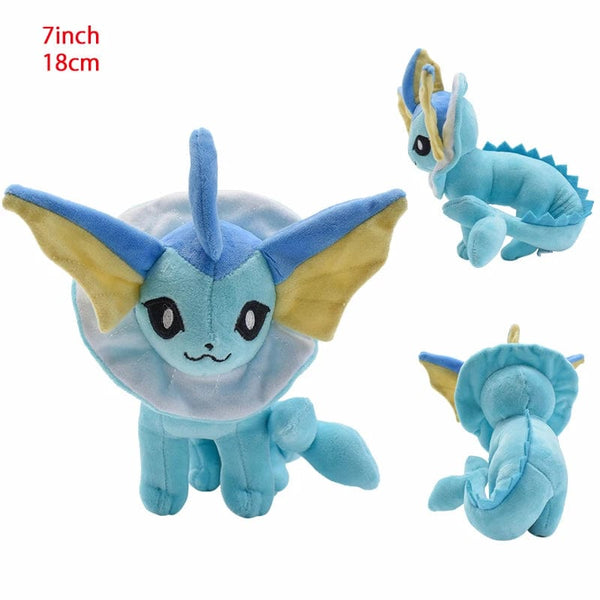 Planet Gates Standing Vaporeon 14 Style Standing Eevee Plush Toy Pokemon Shiny Umbreon Vaporeon Jolteon Flareon Espeon Leafeon Stuffed Doll Peluche Gift