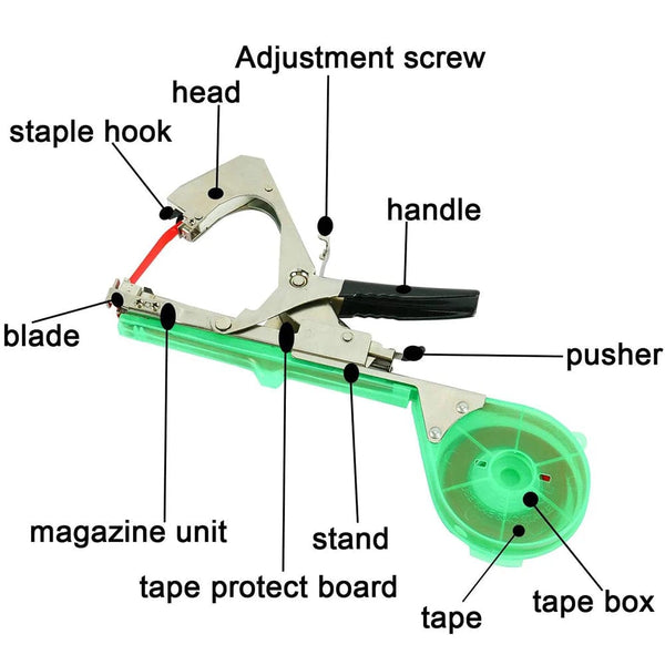 Planet Gates Staple / CHINA Drtools Garden Tools Garter Plants Plant Branch Hand Tying Binding Machine Minced Vegetable Tapener Tapes Home Garden