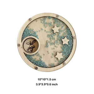 Planet Gates Star disk Montessori Toys Busy Board Diy Accessories Learning Education Busy Board Games for Baby Activity Board Components Wooden Parts