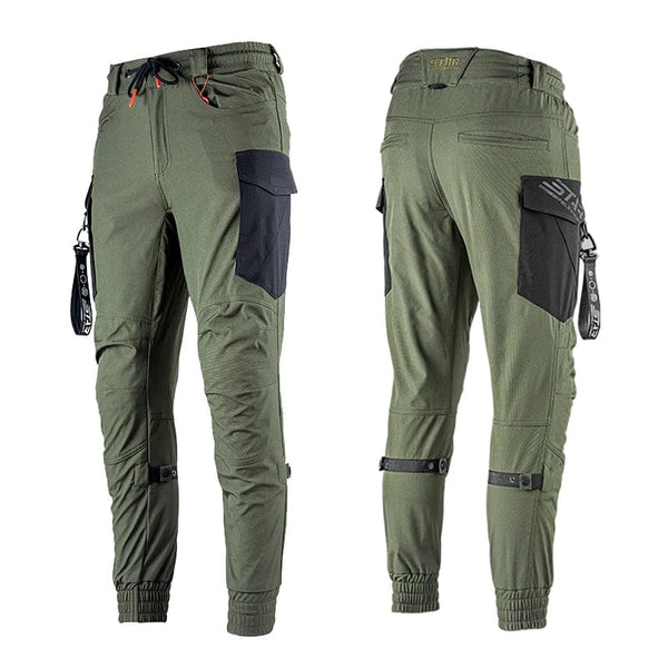 Planet Gates Star Field Knight Motorcycle Pants Summer Breathable CE Protection Armor Black Army Green Men Motorcycle Wearing Gear Pants