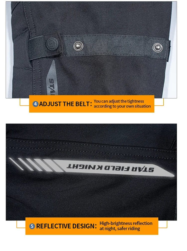 Planet Gates Star Field Knight Motorcycle Pants Summer Breathable CE Protection Armor Black Army Green Men Motorcycle Wearing Gear Pants