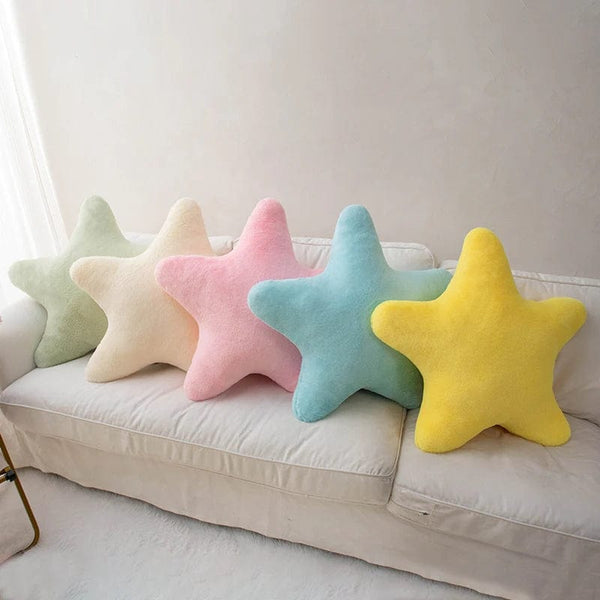 Planet Gates Star Shaped Pillow Decorative Star Pillow for Bed Soft Plush Throw Pillow Cute Pillow Plush Cushion for Kid Bedroom Living Room